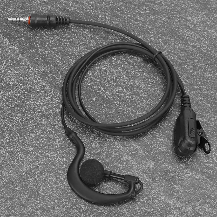 Ear Hook Earphone Earpiece Waterproof Two Way Radio Headset for IC M33