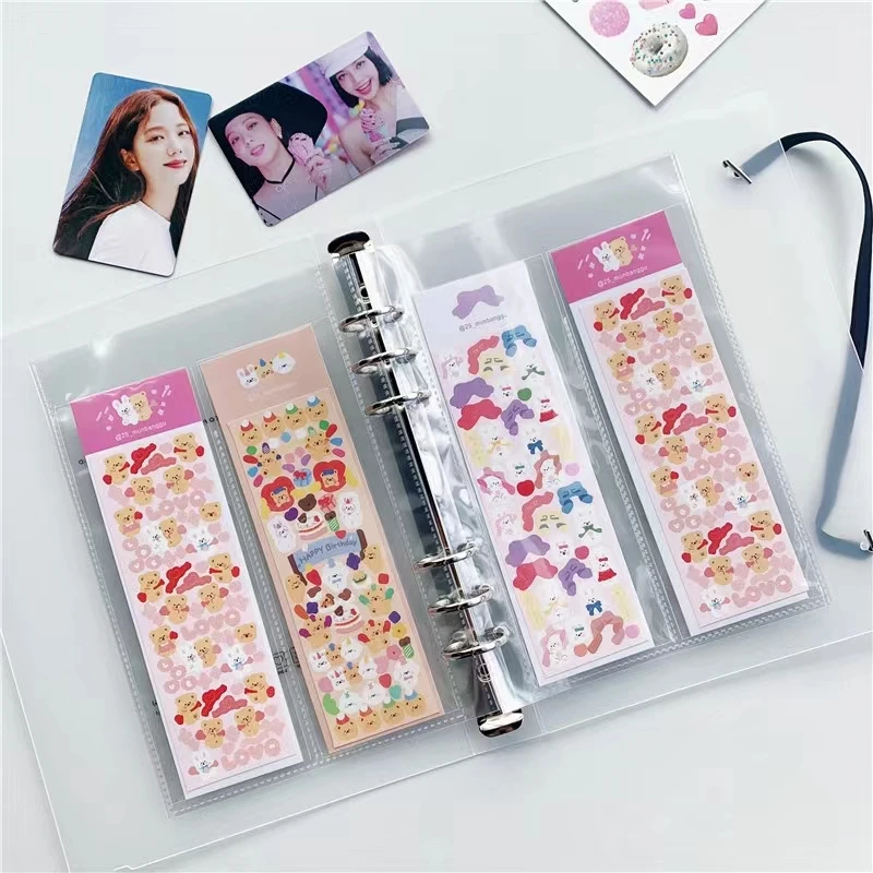 Photo Album Photocard Photo Album A5 Binder Collect Book DIY Binder Postcard Album School Journal Agenda Planner Korean School Stationery