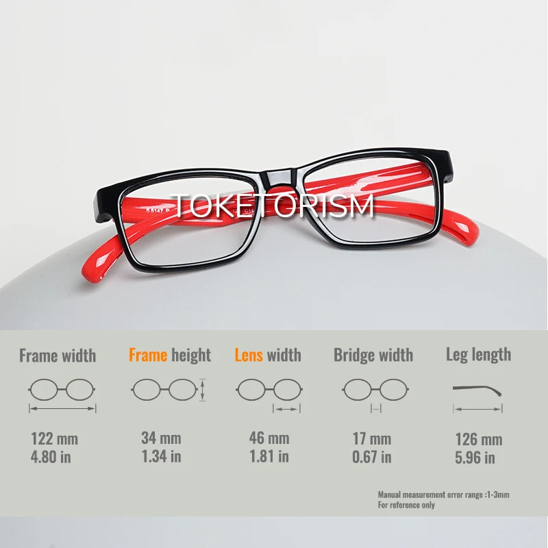 Toketorism Ultralight Optical Eyeglass Frames Silicone Children's Glasses Anti Blue Light Eyewear For Kids