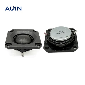 AUIN 2 Pezzi Altoparlanti Tweeter 40MM 4 Ohm/6 Ohm 10W-15W con Membrana in Seta 20 Nuclei per Musica DIY Bluetooth Hifi Mini Altoparlante