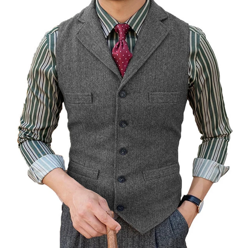 

Fashion Sleeveless Formal Blazer Tank 2024 New Spring Solid Waistcoat Tops Commuter Men Clothing Solid Working Vest Streetwear