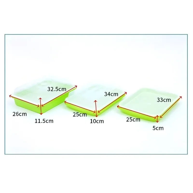 Home Garden Balcony Portable Pet Grass Soilless Hydroponic Bean Seedling Tray Soilless Cultivation Tray Home Sprout Seedlin 1pc