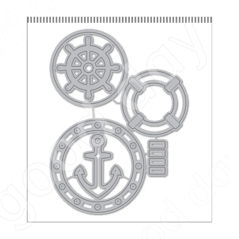 

Nautical Metal Cutting Dies for DIY Scrapbook Album Decoration Handmade Holiday Greeting Card Embossing