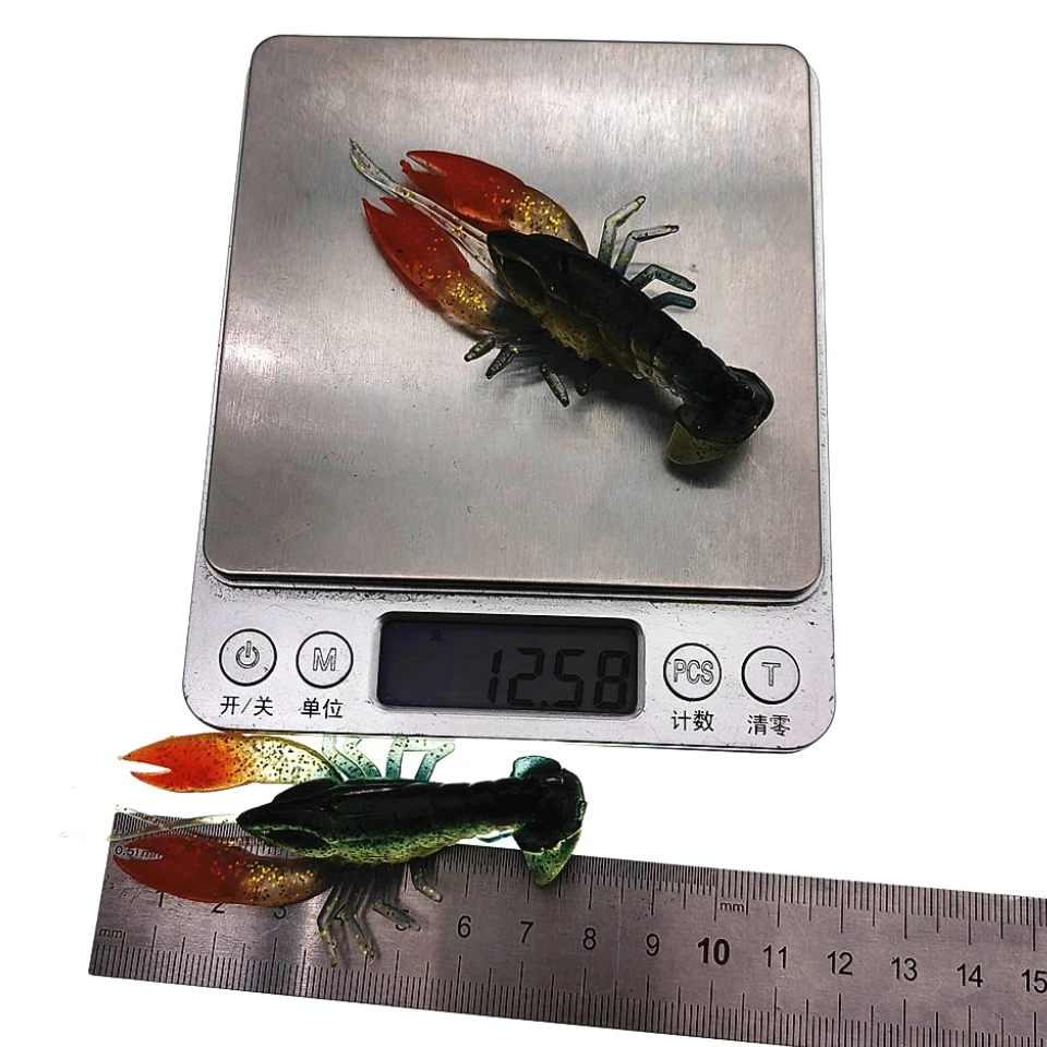 Leurre De Homard | Leurre Artificiel Souple Réaliste – Leurres Réalistes Pour écrevisses Artificiels Avec Texture Holographique Pour écrevisses Pour