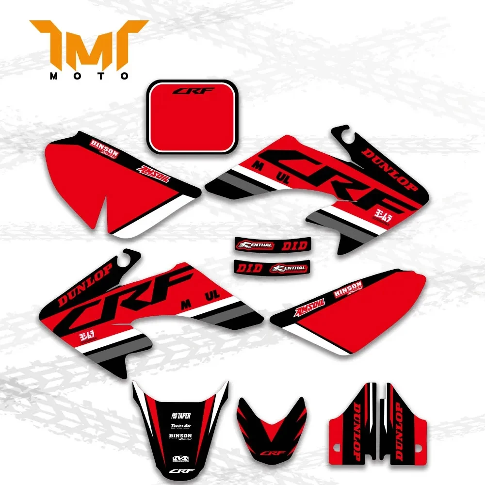 TMT New Style Motorcycle Stickers For Honda CRF50 CRF 50F  2004-2012 2010 2011  Graphics Background Decal Stickers Customize коврики eva skyway audi a6 2004 2011 s01705078