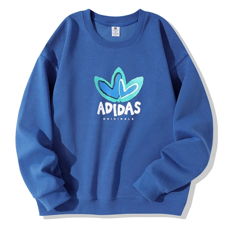 Adidas Hoodise Men and Women Round Neck Without Hat Breathable Leisure and Casual Designed in The Front Multicolor