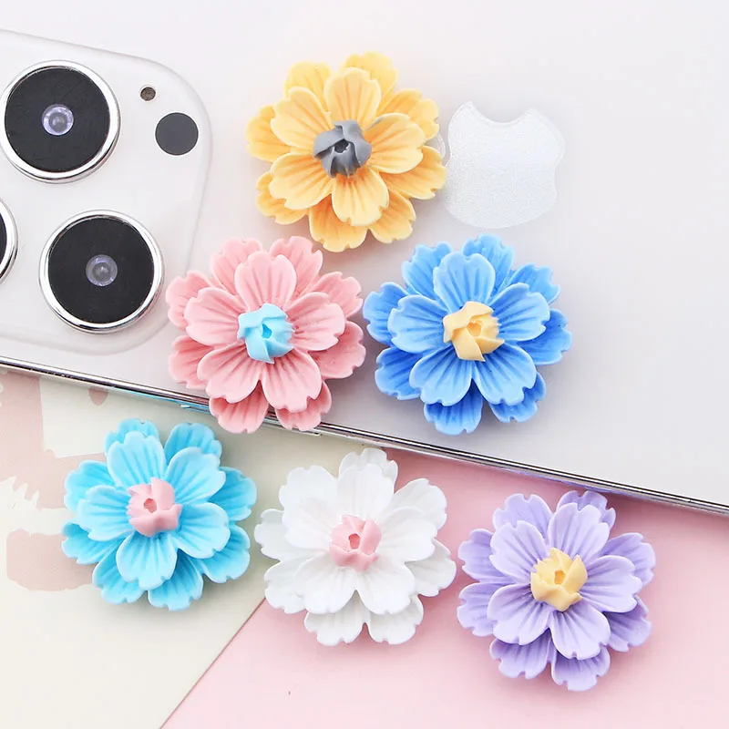 Cute flowers Flat Back Resin Cabochons Scrapbooking DIY Jewelry Craft Decoration Accessories 10pcs -L99 6