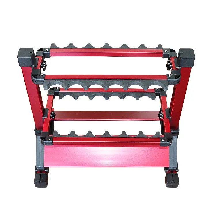 Weihai factory price New Design Fishing Rod Display Stand High Quality Aluminum Fishing Rod Rack