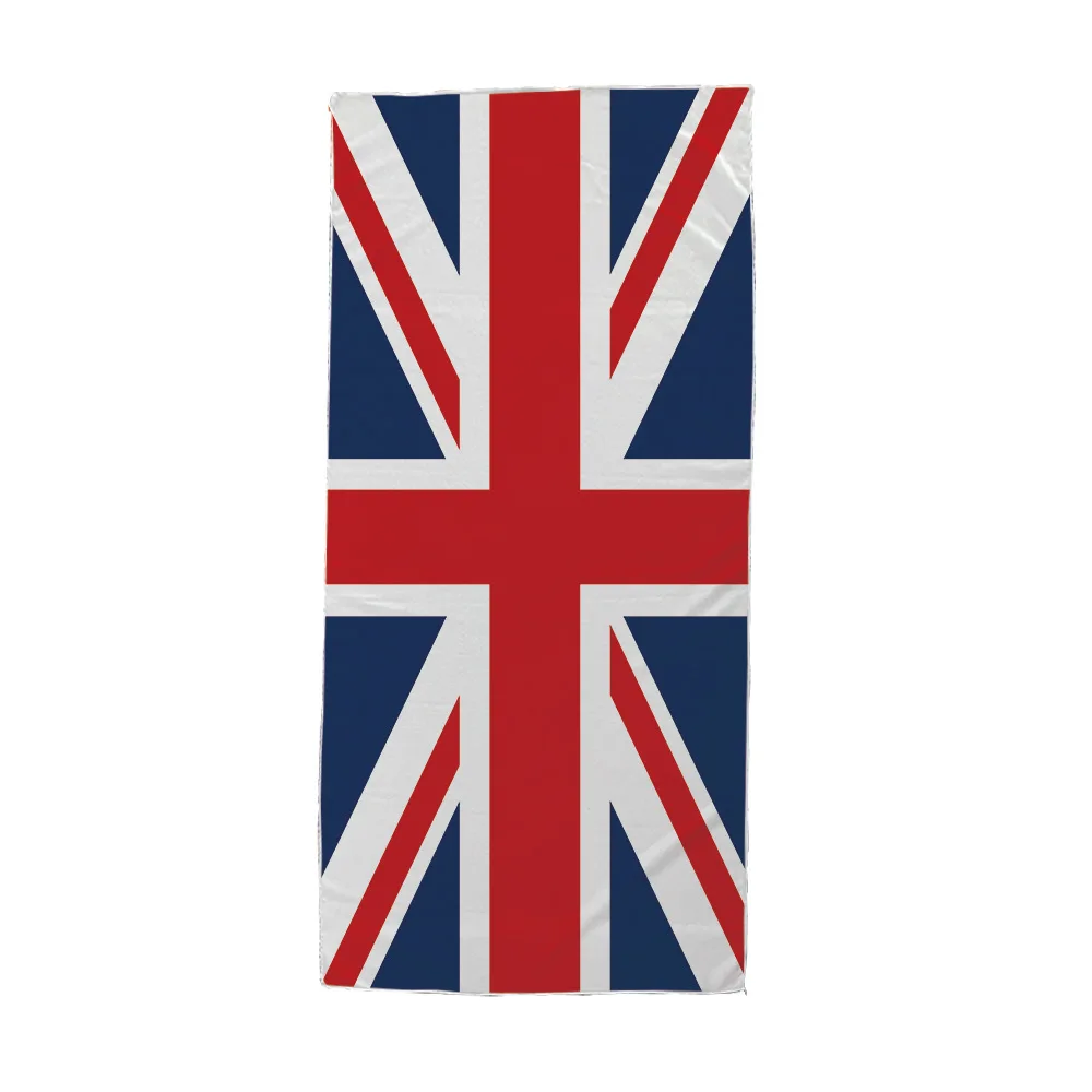 Summer Beach Towel 90*180cm USA Flag Microfiber Wearable Printed Star Stripe Water Absorbent Swimwear Shower Big Size Bathroom