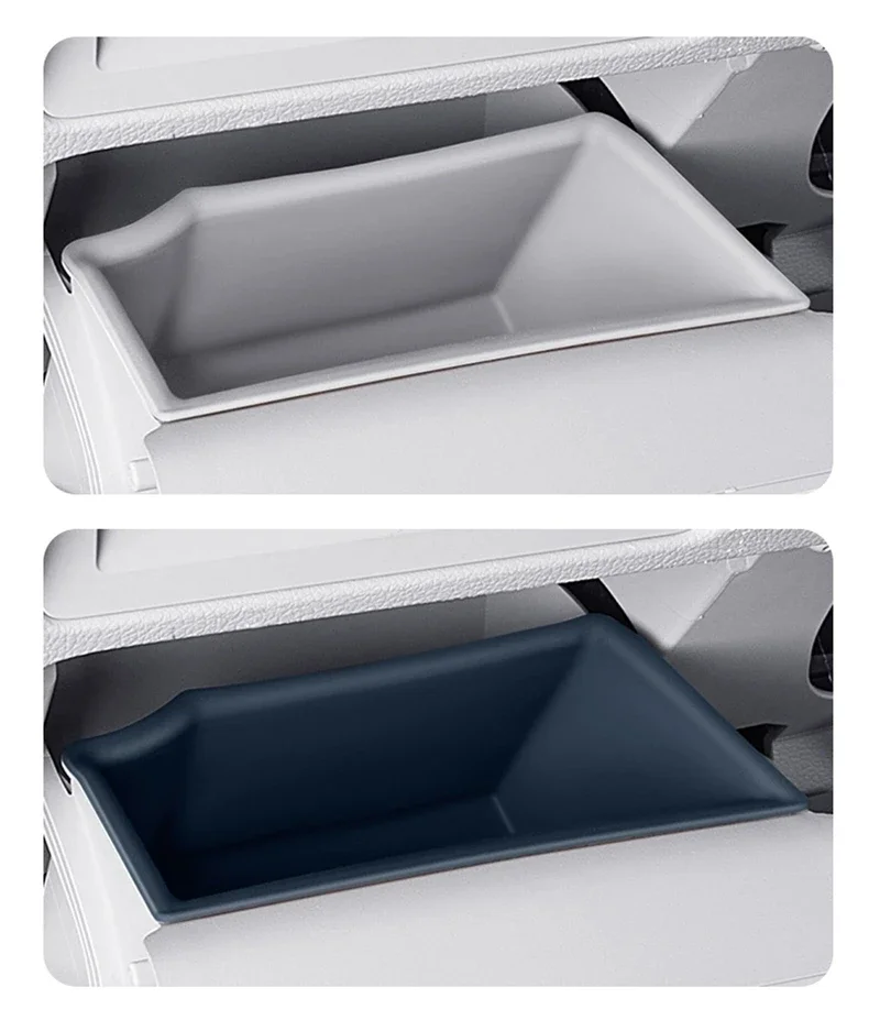 For Byd Song Plus Seal U Dmi Ev 2020-2025 Steering Wheel Front Storage Box Multifunctional Silicone Waterproof Protective Case