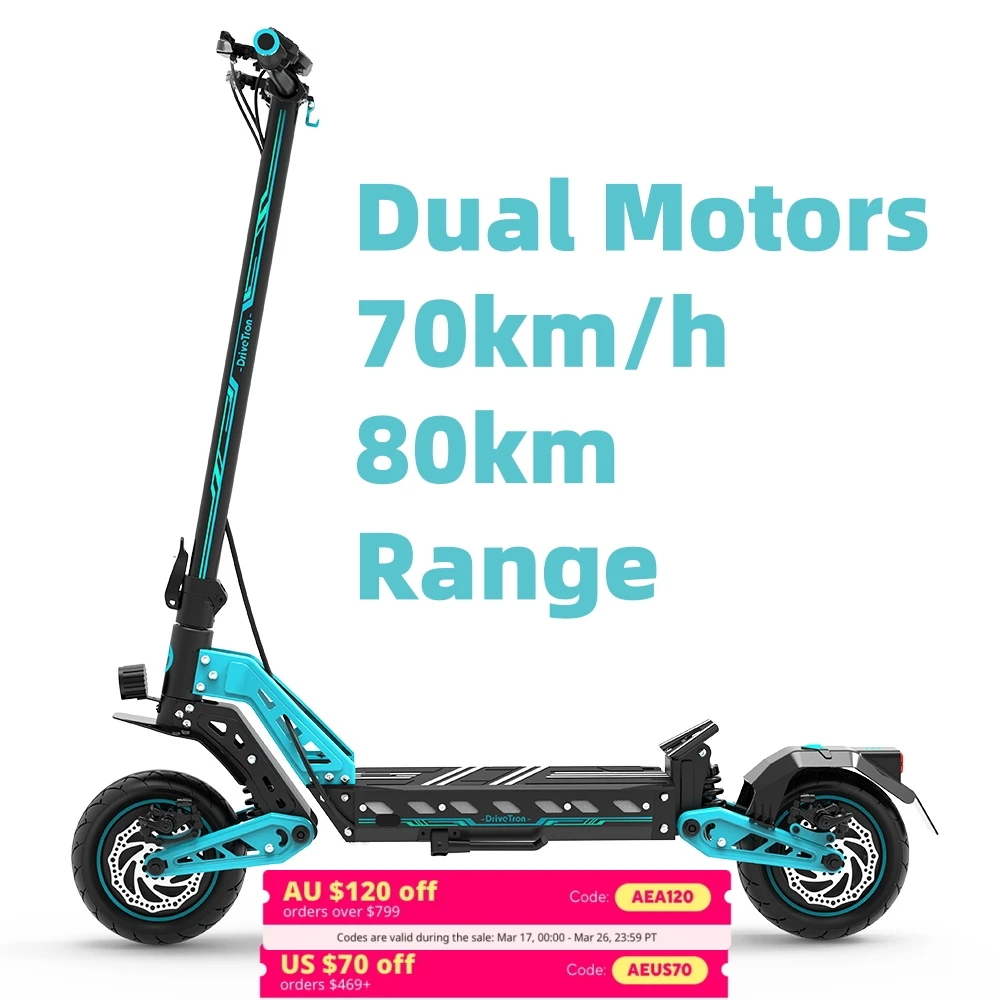 DT10 Adult 60 km/h 38MPH Max Speed 70KM Long Range 2800W