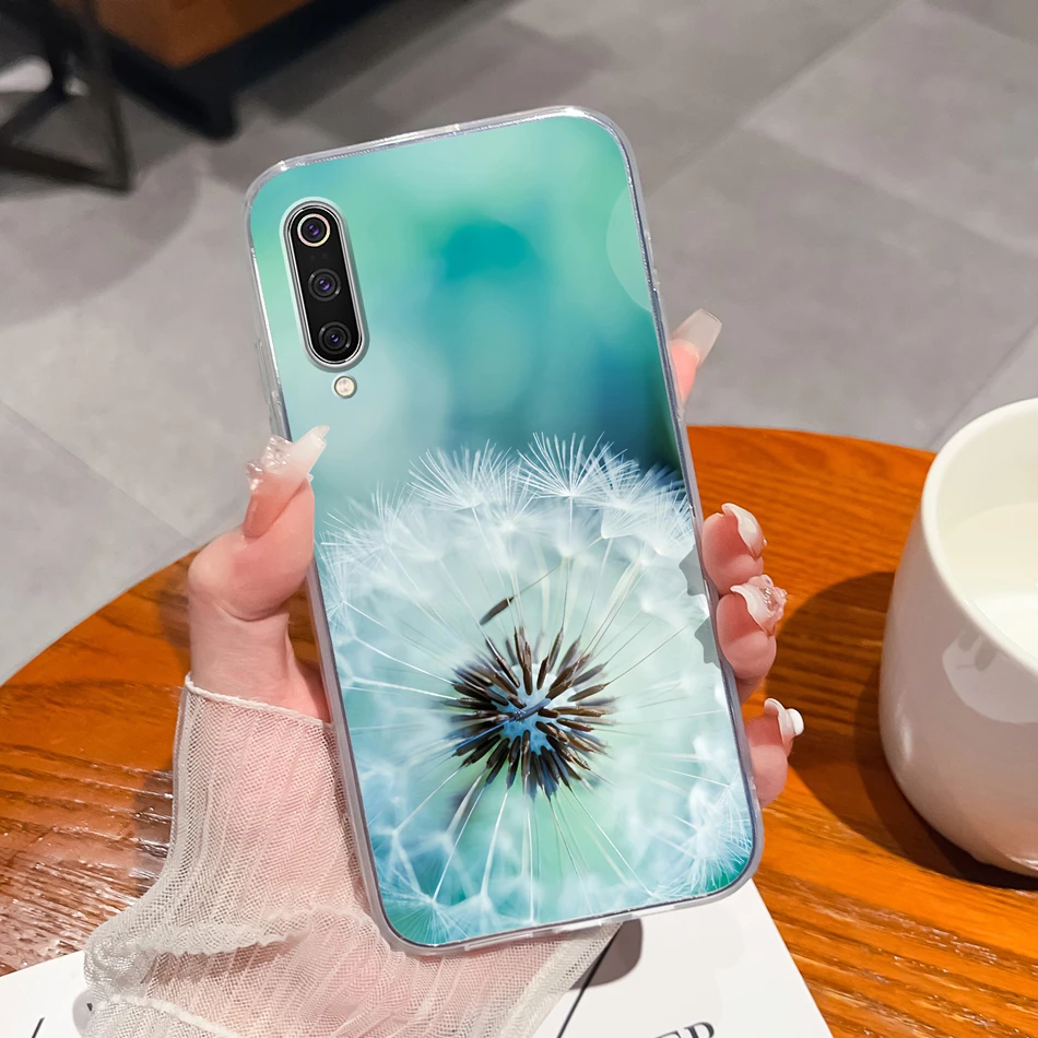 Gradient Color Clear Back Cover Soft Slim Phone Case Housing