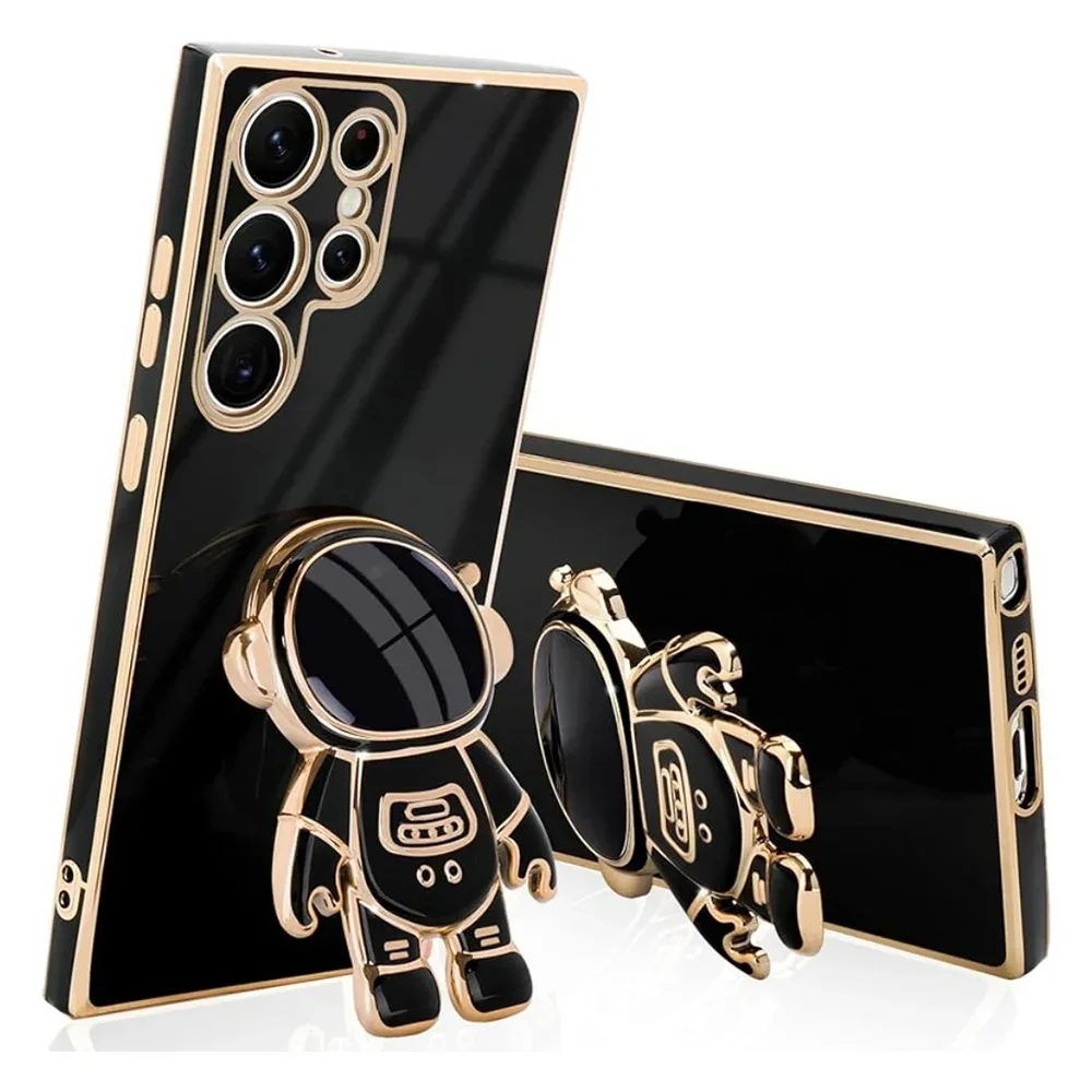 LuxuryAstronautStandcaseforSamsungGalaxyA55A54A35A15A34A14A24SlimFitSoftShockproofBumperElectroplatedCover-AliExpress202192403