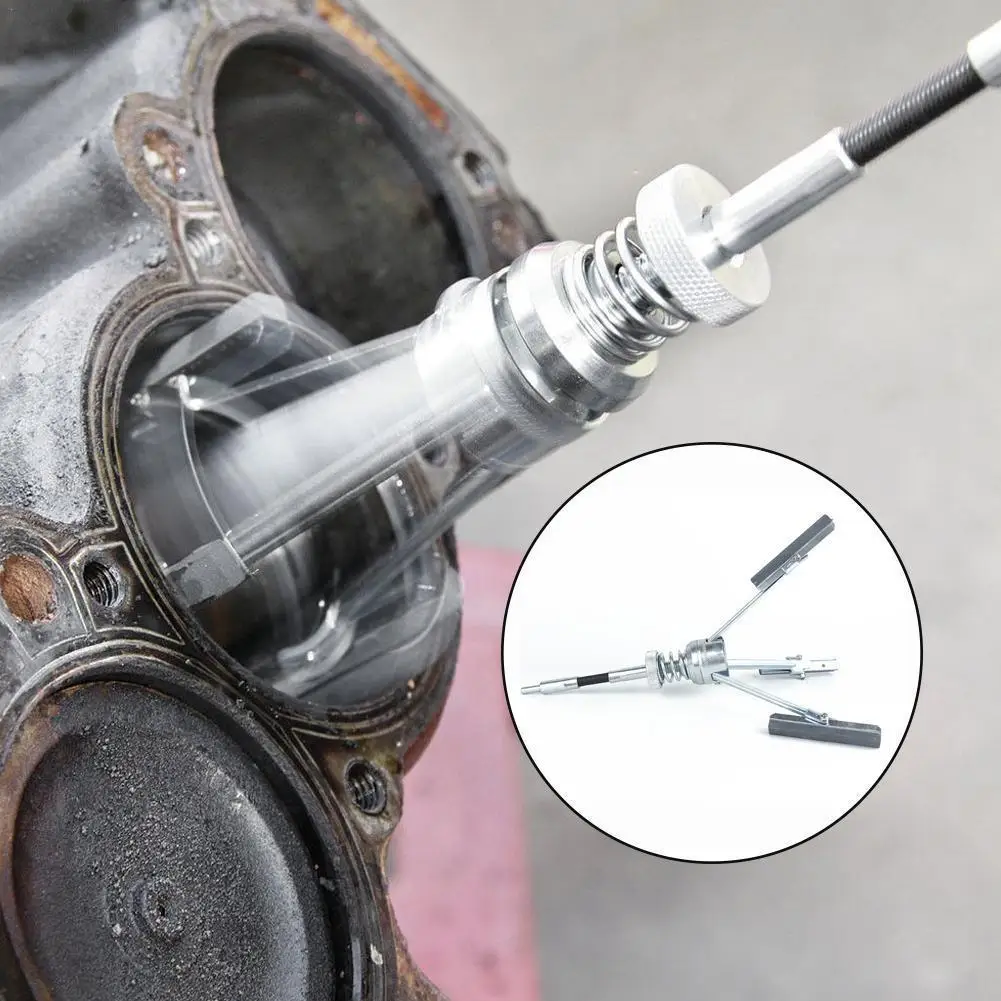 51-177mm Car Cylinder Hone Tool Stainless Steel Inner Diameter Grinder Car Engine Cylinder Sander Auto Engine Tools cylinder hone tool
