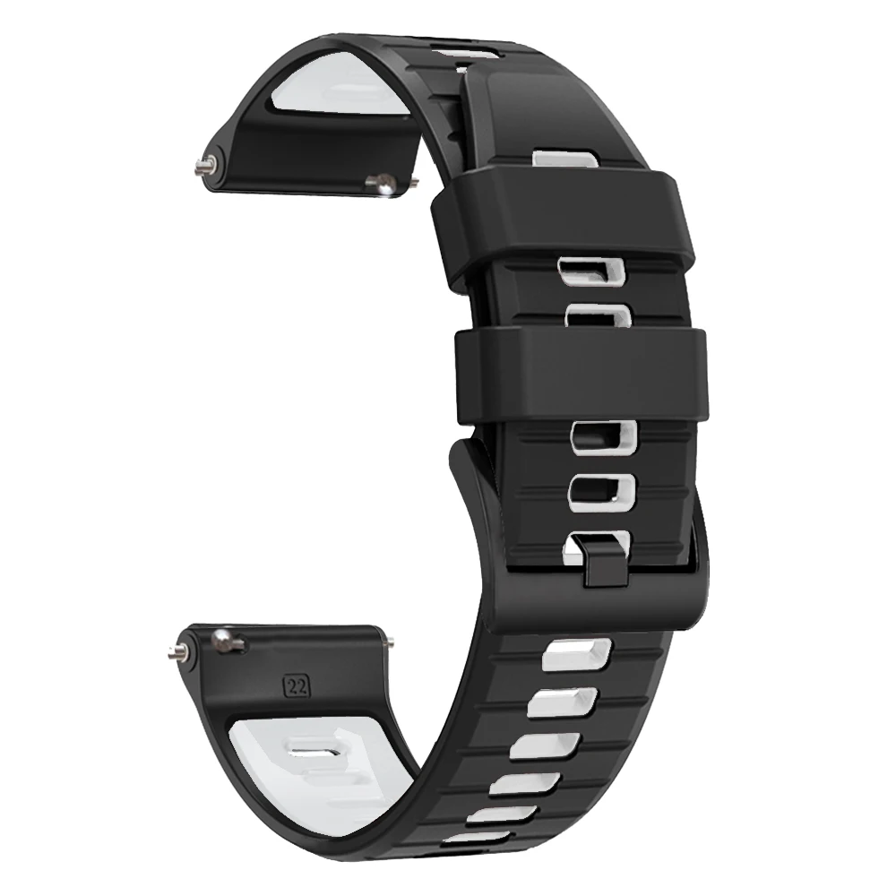 Sports Silicone Bracelet - Pack of 2, Compatible with Multiple Smartwatches