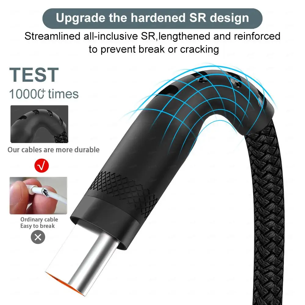 USB Type-C Extended 2M 3M 5-Meter Android Micro USB Fast Charging Cable For Huawei Xiaomi Vivo Oppo And Leeco Phone Data Cable BEST SELLERS