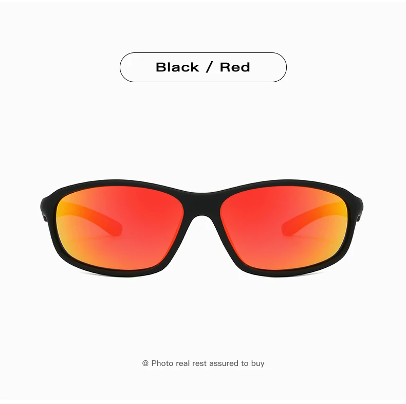 Polarisierte Sport-Sonnenbrille mit umlaufendem Design für maximale Abdeckung und UV400-Schutz beim Radfahren, Laufen und Outdoor-Sportarten – Detail 19