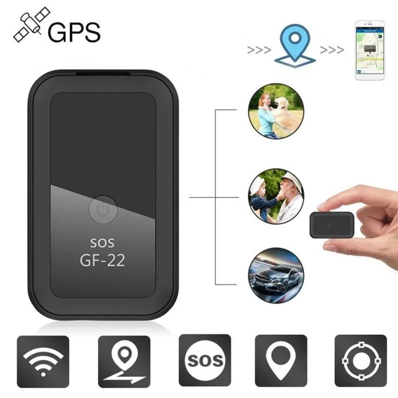 Gf22 gps tracker carro mini magnética pequeno plotter localização