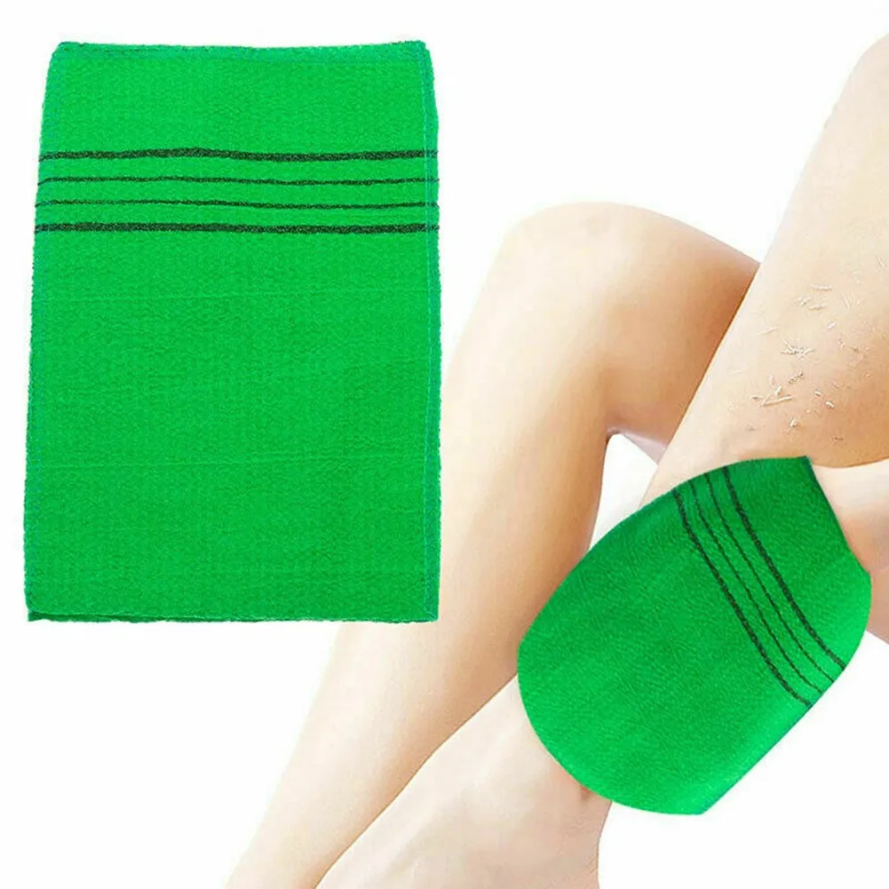 5Pcs Shower Bath Scrub Glove Korean Exfoliating Body Scrub Shower Towel Washcloth Portable For Adults Coarse Grain Brushes 3