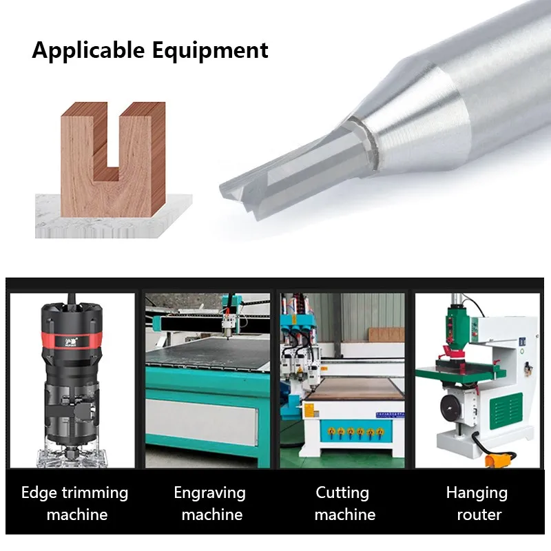 XCAN End Mill Straight Router Bit 1/2inch (12.7mm) Shank