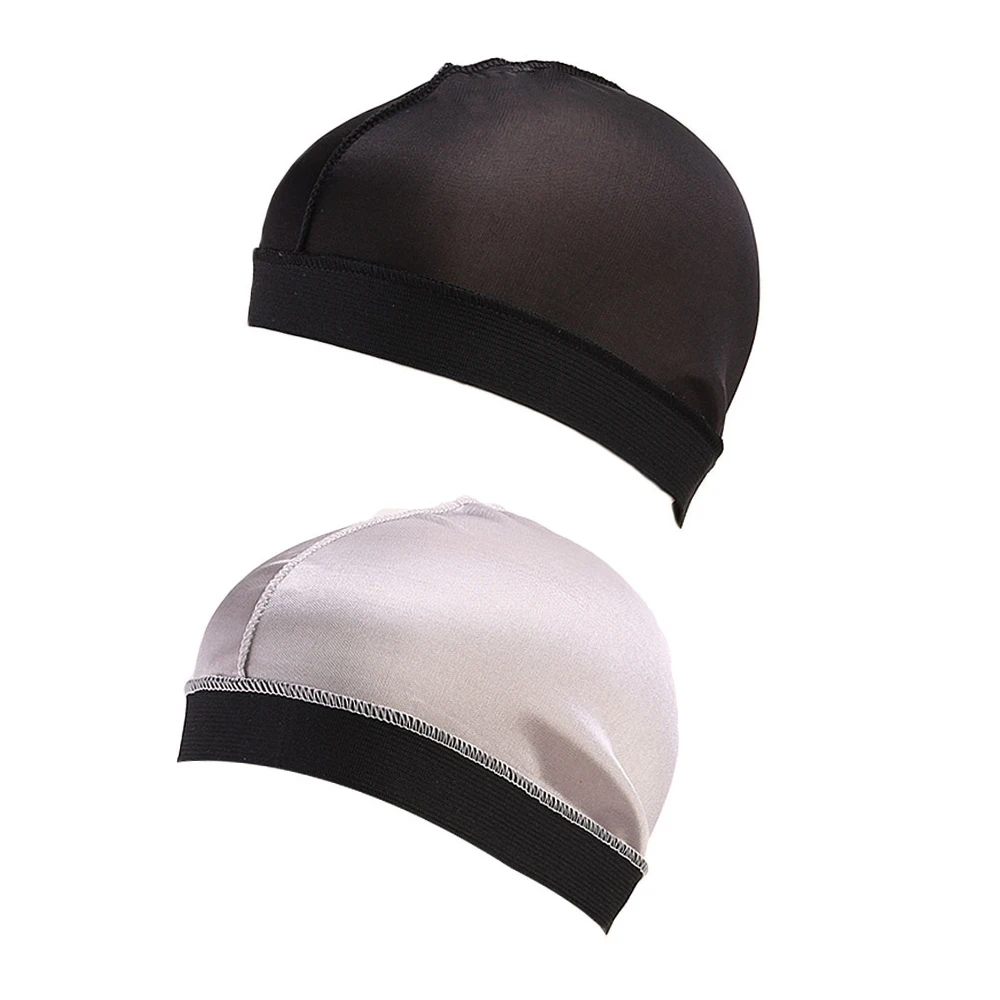 Men's Elastic Breathable Multicolor Wave Caps - Pure Color Outdoor Durag Cap