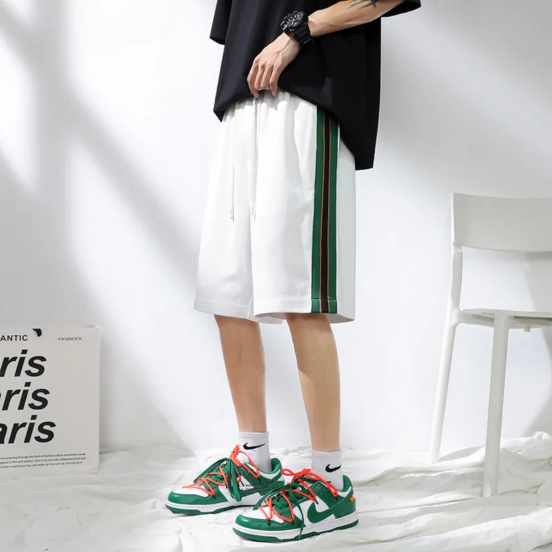 Shorts Mens Summer Sports Harajuku Basketball Shorts Pants Gym Clothing Men Casual Pants Joggers Men Patchwork Sport Baggy Pants