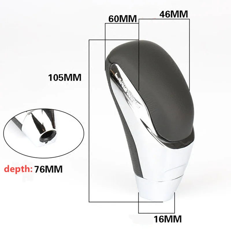 Automatic Car Gear Shift Knob for Toyota Highlander Camry Tundra Previa Alphard Corolla Leather Lever Stick Head Gea