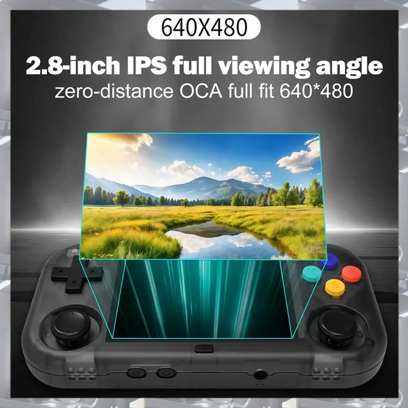 Hot Selling-XU Mini M Game Console 128GB 11700 Games 2.8 Inch IPS Linux Handheld Game Players Retro Video For Kids,XU Mini