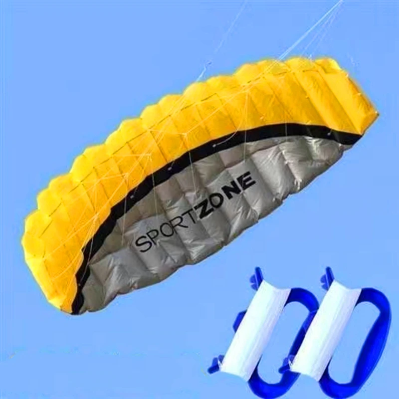 2.5m dual Line Stunt power Kite soft kite Parafoil kite surf flying outdoor fun sports beach kites factory ikite