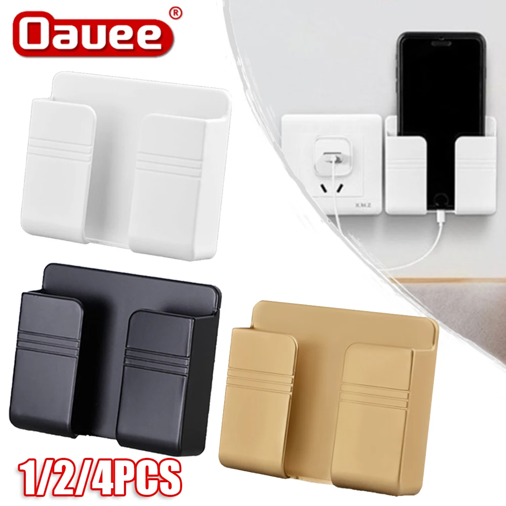 124PcsWallPhoneHolderRemoteControlMobilePhonePlugHolder