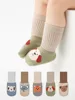 0-5 Years 5 Pairs Patchwork Cartoon Kids Baby Socks for Newborn Girls Boys Middle Length Tube Socks Baby Accessory 1