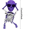 Halloween Toy Wind-up Dancing Skeleton Toy Kids Toddlers Mini 3D Print Shaking Skull Spring Clockwork Toy Funny Halloween Gifts 6