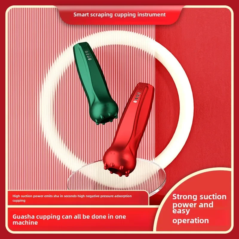 Electric Cupping Massage Instrument Vacuum Chinese Medical Suction Cup Anti Cellulite Meridian Cans Body Scraping Jars Massager