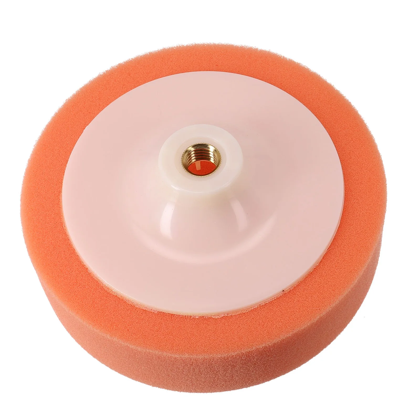 

1xOrange Polishing Sponge Car-body Cleaning Polishing Plate Reliable 6'' 150mm Polishing Foam Buff Head Pad M14 Backing Plate