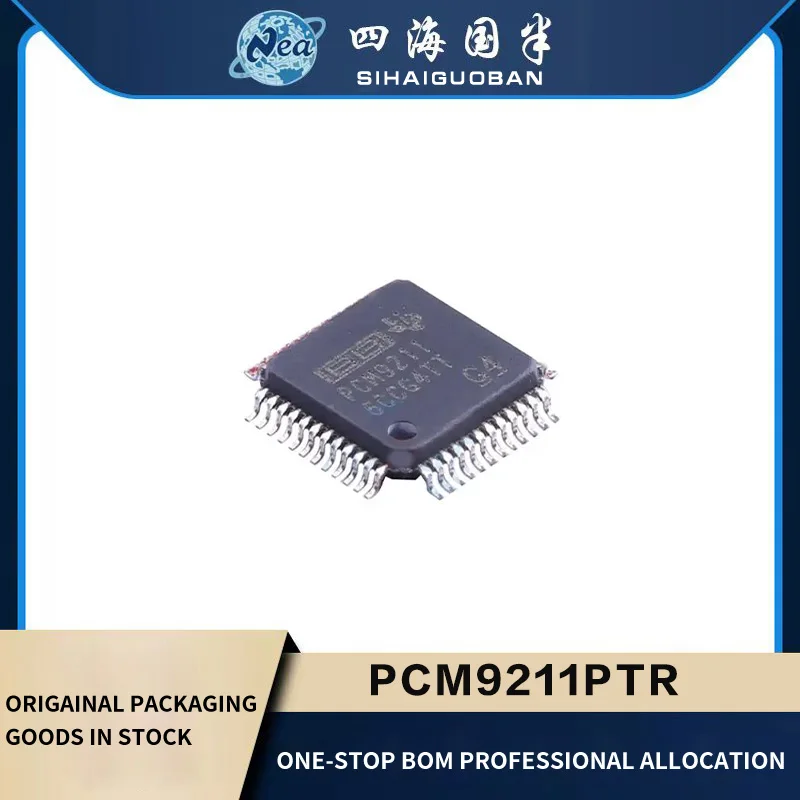 

"5PCS/LOT New PCM9211PTR PCM9211 216kHz Digital Audio Interface Transceiver (DIX) With Stereo ADC And Routing "