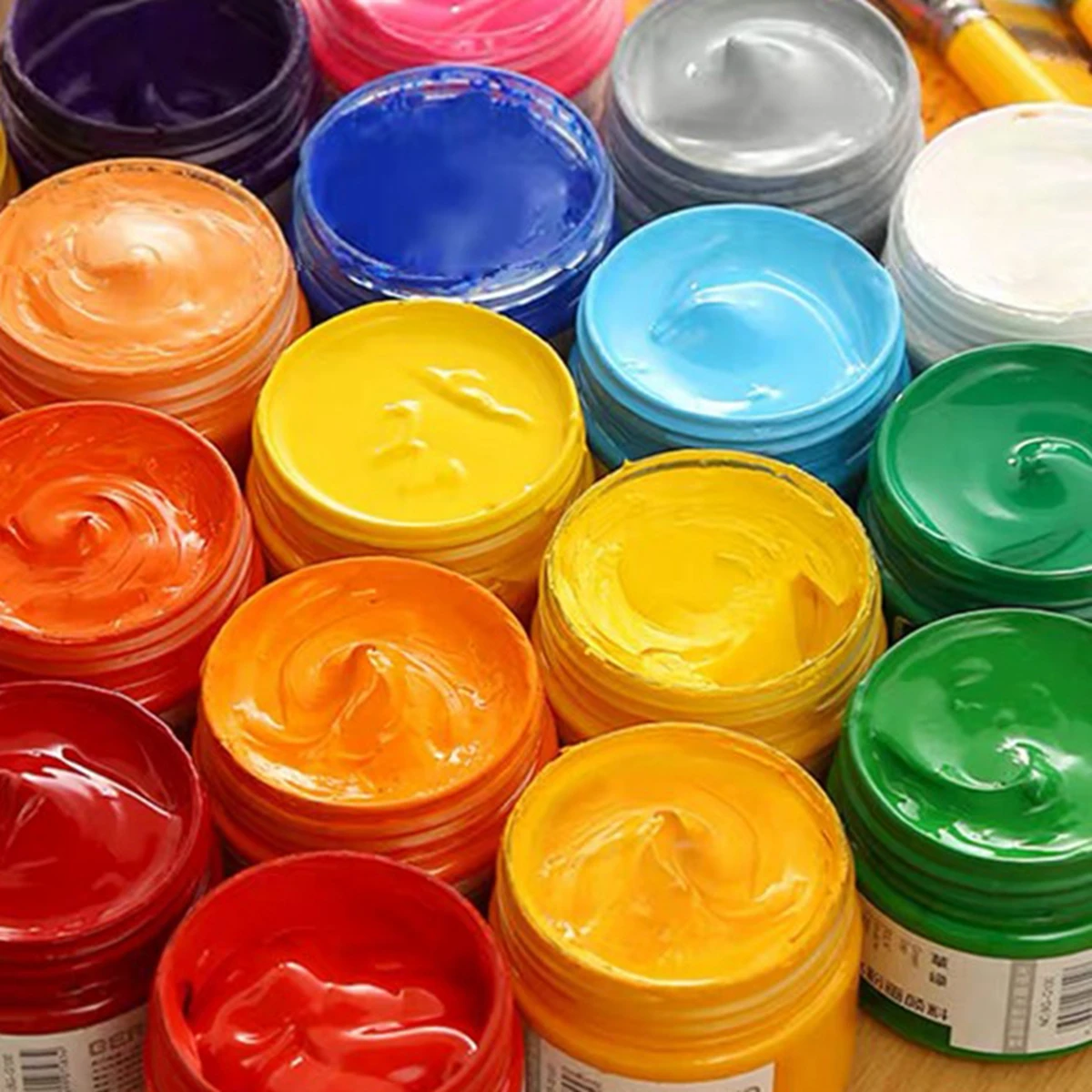 ColorfulPlastisolFabricScreenPrintingInkPastePaintforSilk