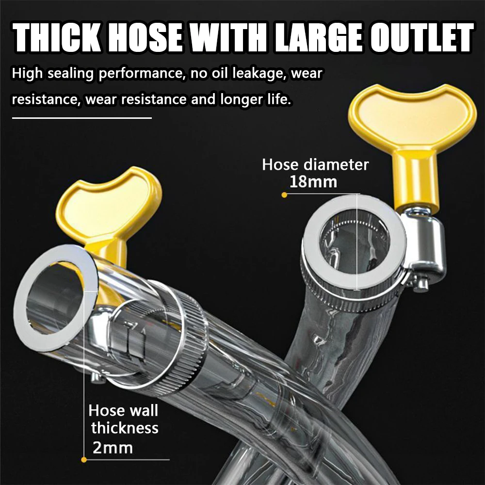 Car Universal Fuel Saver Fuel Hand Pump High Flow Siphon Portable Manual Car Transfer for Gas Gasoline Petrol Diesel Oil Liquid
