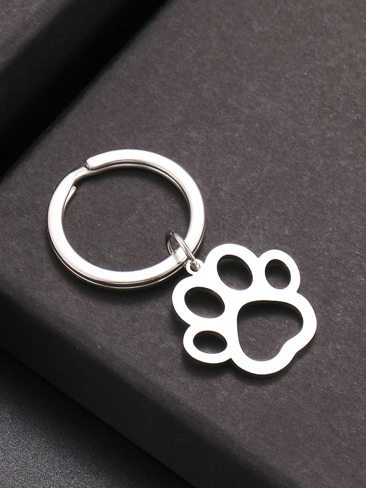 1Pc Stainless Steel Keychain For Car Keys Pendant