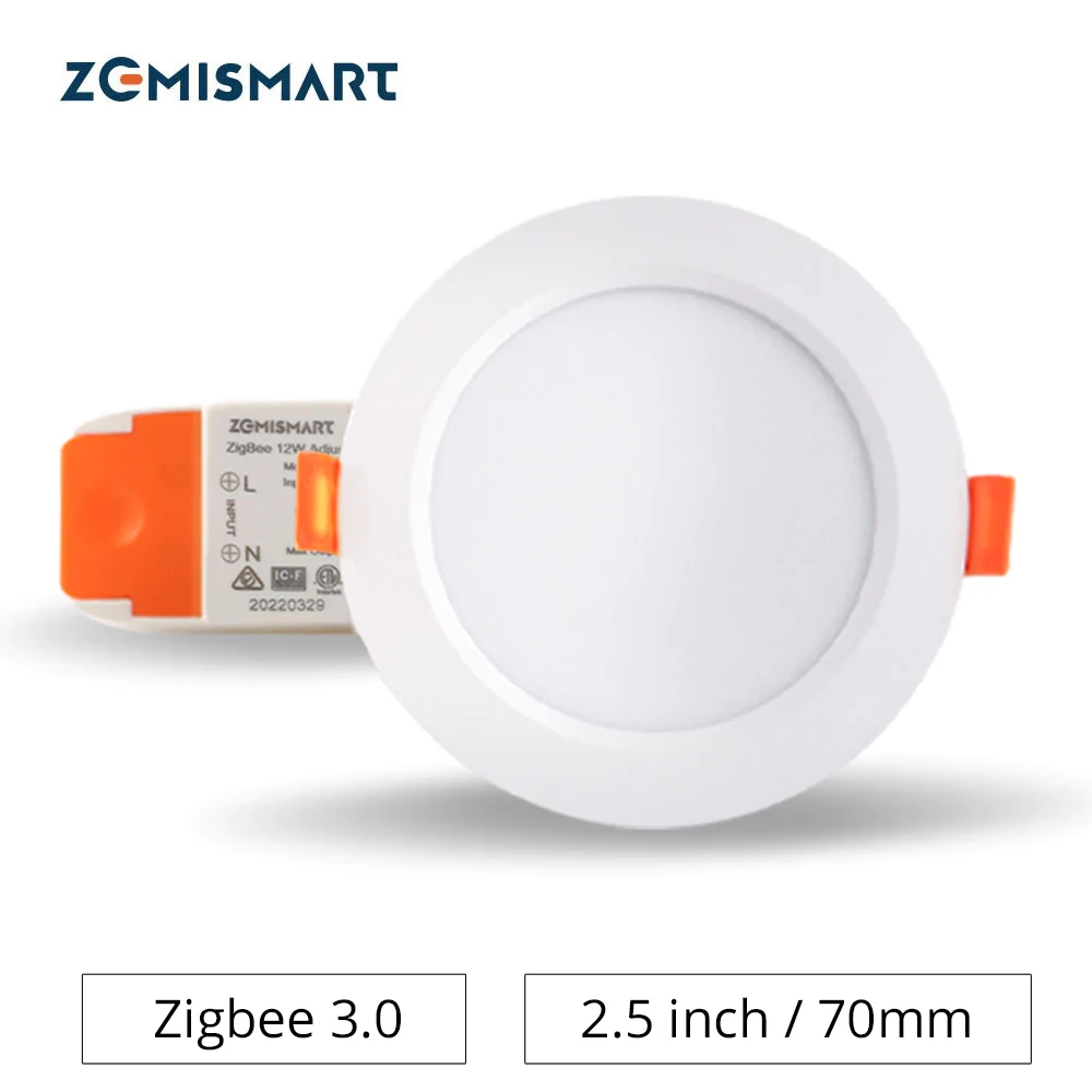 Zemismart Zigbee 3.0 2.5 Pollici Rgbw Rgb Downlight Led Light Echo Plus Smartthings Soluzione Di Illuminazione Intelligente Alexa Google Home