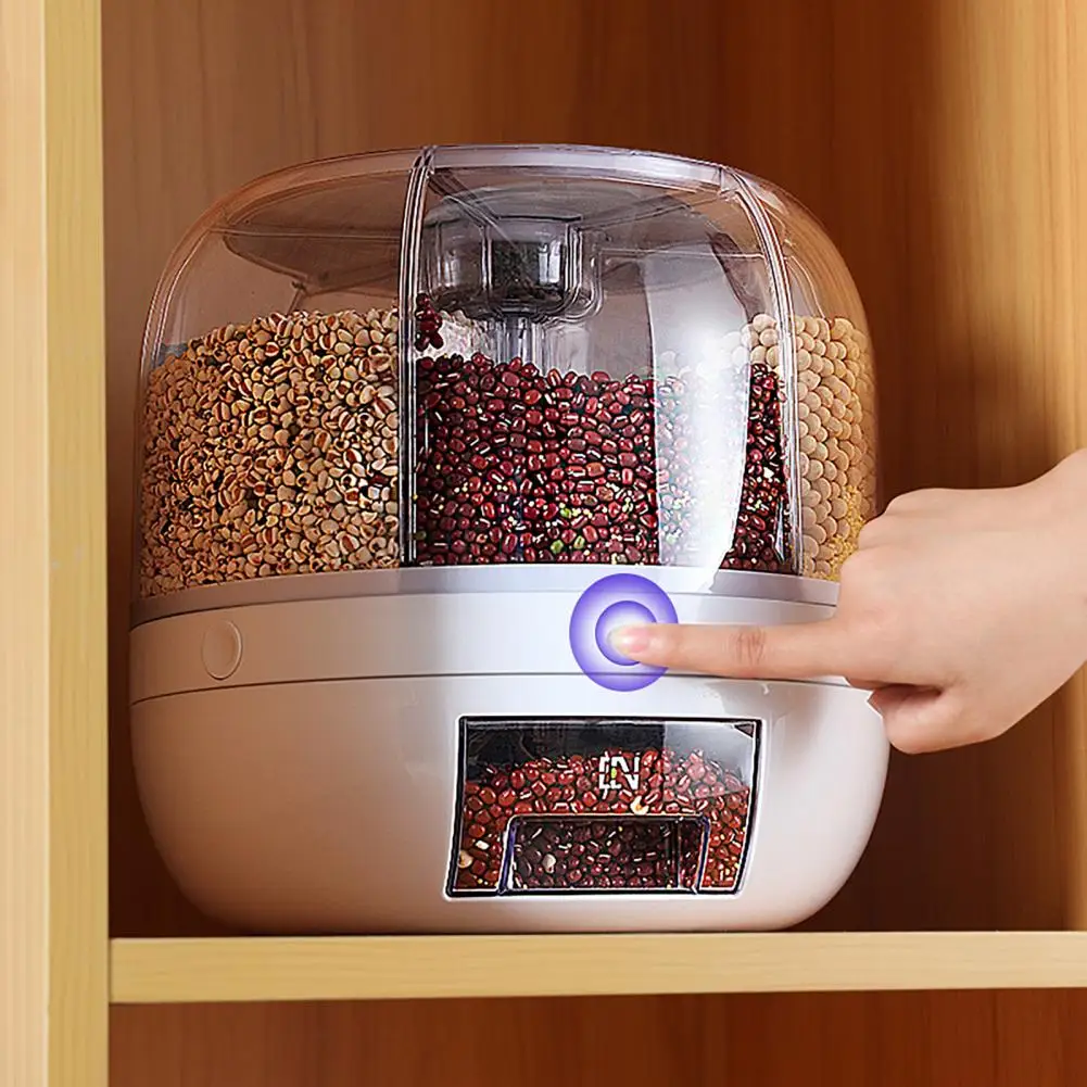 Storage Holder Large Capacity One Button Opening Rotating Good 1