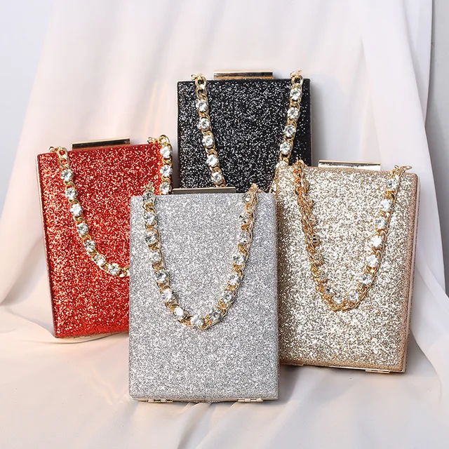 Women Diamond Evening Clutch Bags - Image 2