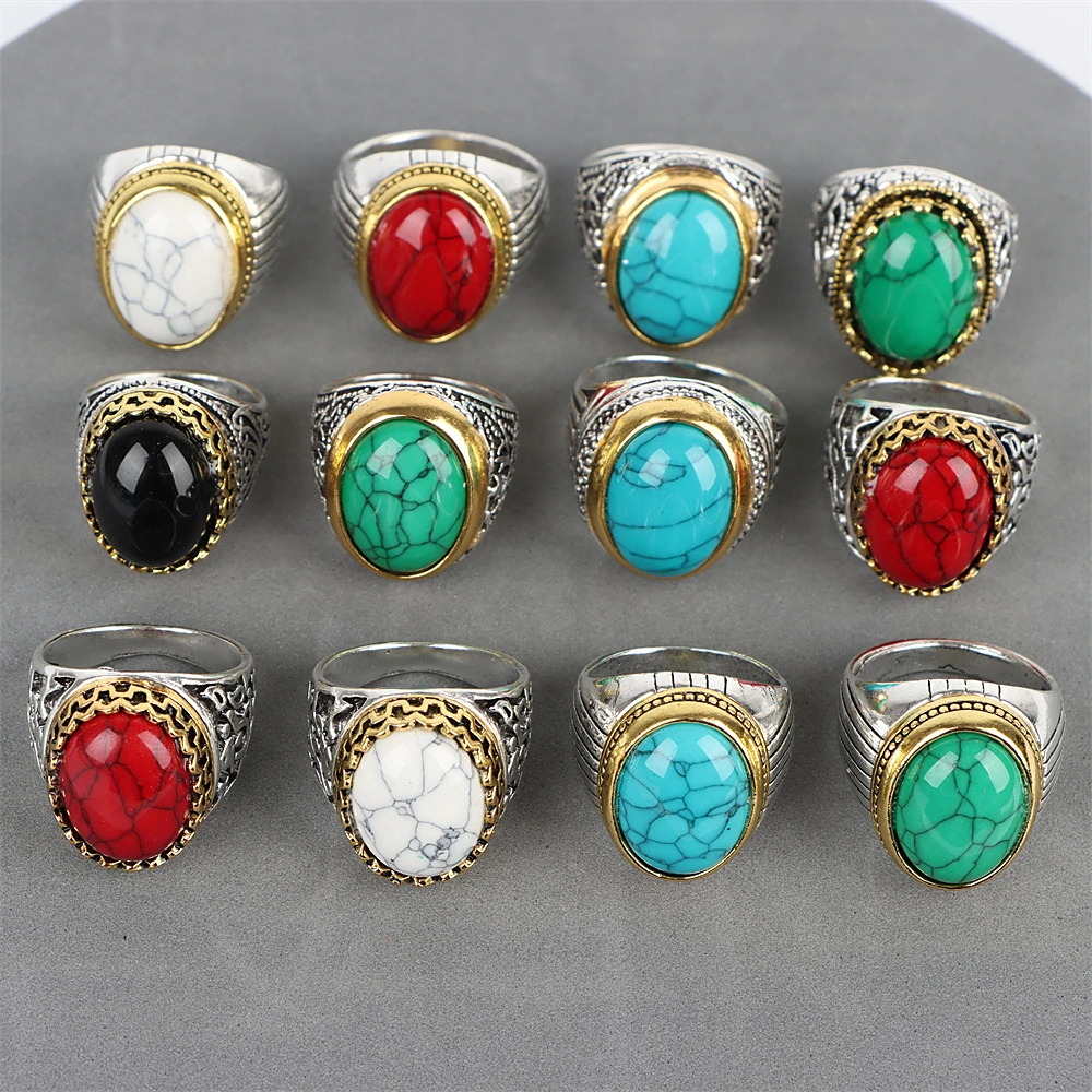 Amazon.com: Vintage Rings Glass Tricolor and Plated European American  Wedding Gemstone and Mens Rings Womens Rings Adult Mood Ring (Silver, 12) :  Clothing, Shoes & Jewelry