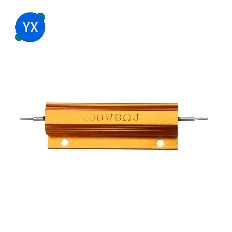 Aluminum Power Metal Shell Case Wirewound Resistor 100W 0.01R-100K wirewound resistor