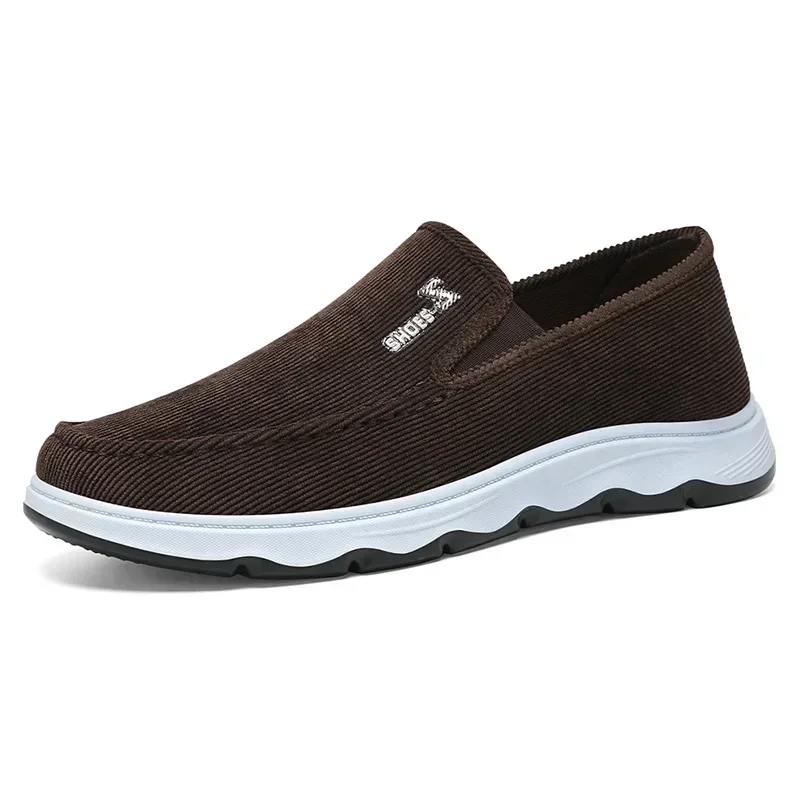 Men's Shoes Summer Breathable New Models The Elderly Men's Casual One-Pedal Wear Resistant Cloth Shoes 5