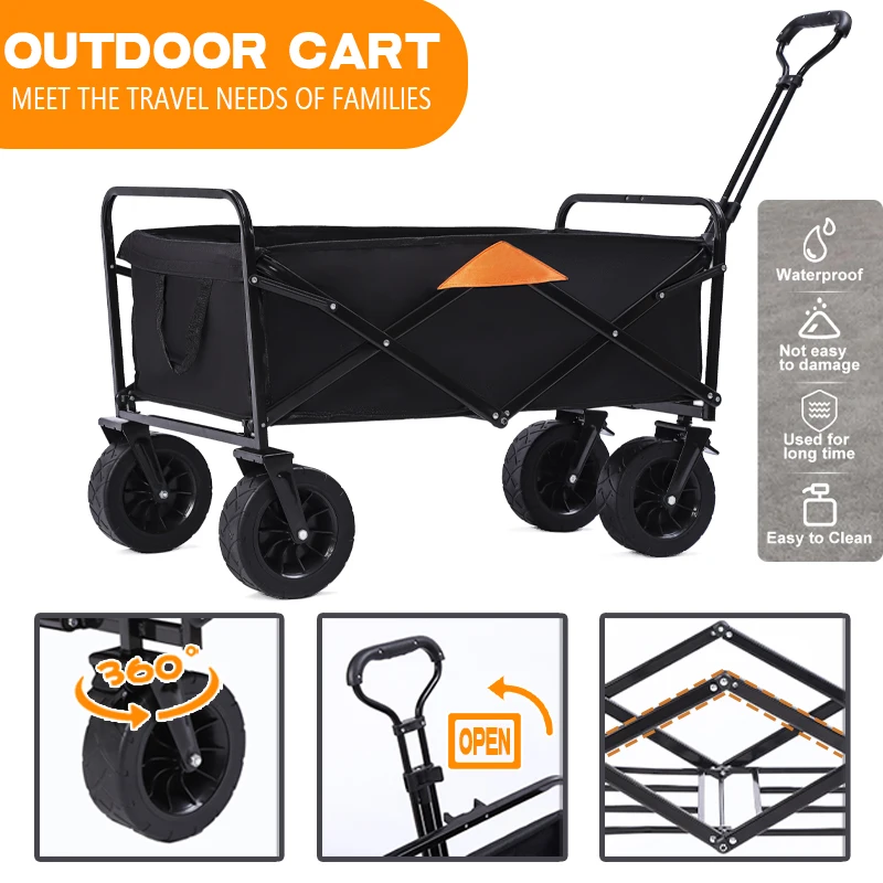 Folding-Cart-Portable-Foldable-150L-Large-Capacity-Multifunction-Cart-Outdoor-Camping-Table-Light-Wagon-Bbq-Trolley.jpg Összecsukható Kosár Hordozható 150L Nagy Kapacitású Multifunkciós Kocsi Kültéri Kemping Asztal Világos Bbq - Image 4