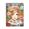 1pc, Flower Girl Coloring Book, Teenagers Coloring Book, 30 Different Patterns, 100gsm Thick Paper, Stress Relief, Birthday Gift 3
