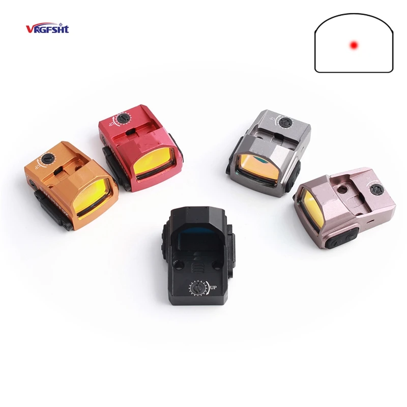 

Tactical Glock or Shotgun, Mini-New, P2 Red Dot, 1x22 Reflection Sight, Heighten Mount, RMR Optical Mirror