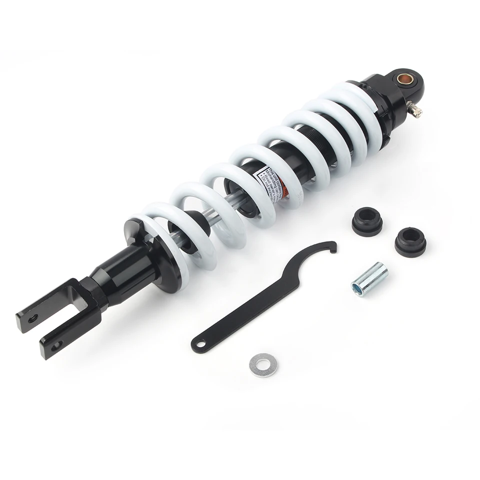 Hegeiisy 450mm 17.7 inch 12mm Molla Moto Universale Aria Ammortizzatori Ammortizzatore Sospensione Posteriore ATV Quad Scooter Dirt Bike For CBR600 CBR400 CB500 YZF XC EXC