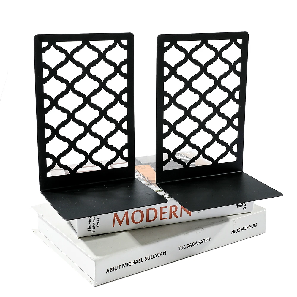Sleek Black Minimalist Book Holder