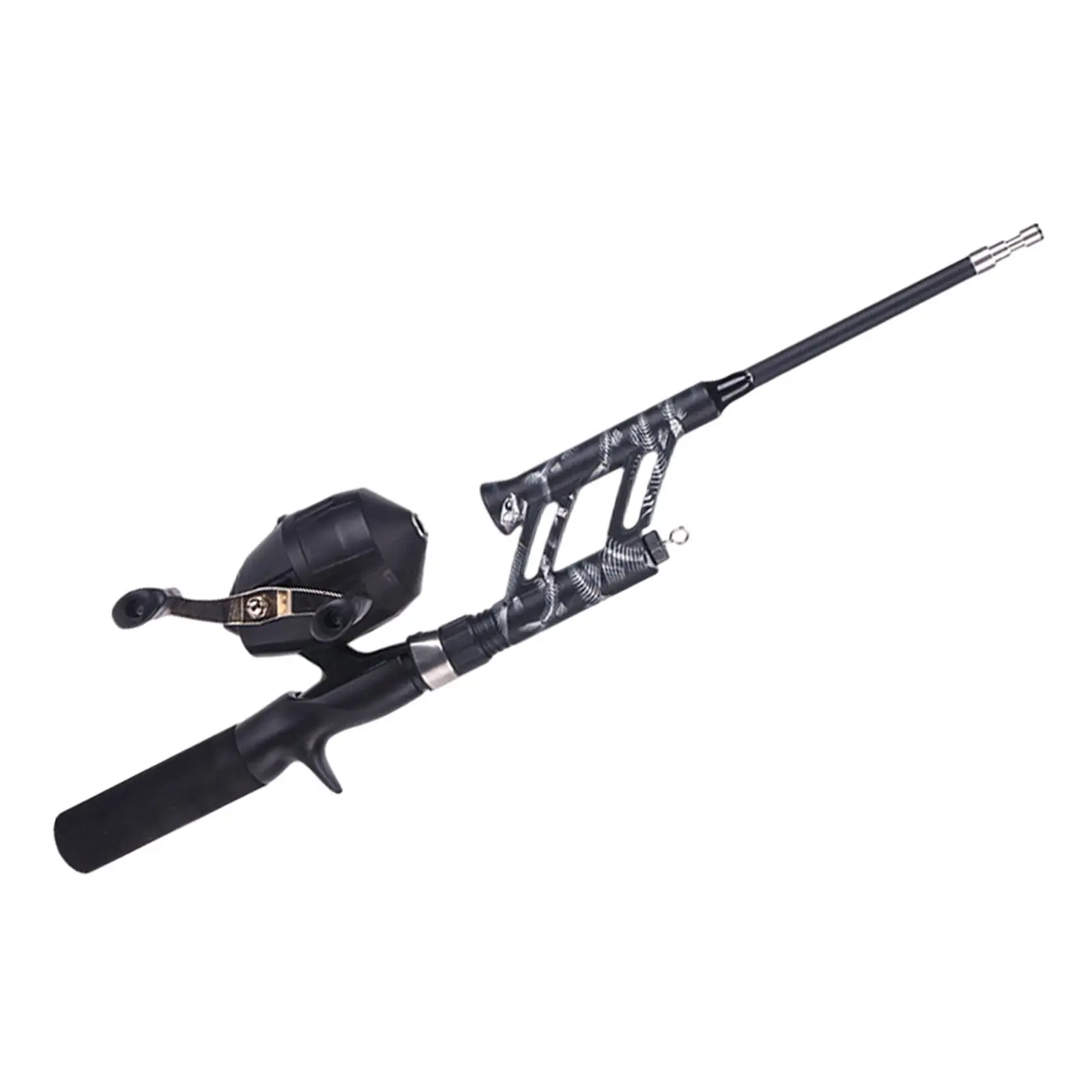 Fishing Rod and Reel Portable Ultralight Carbon Fiber Pole with EVA Handle